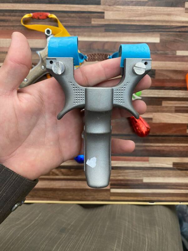 1 Hard Resin Slingshot Fro Outdoor Shooting and Hunting Purposes