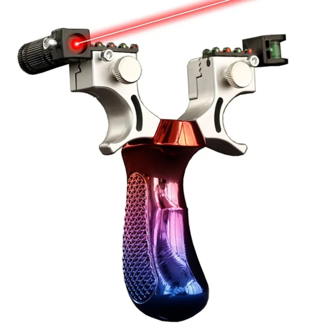 Colourful Hard Plastic Laser Slingshot - Image 6