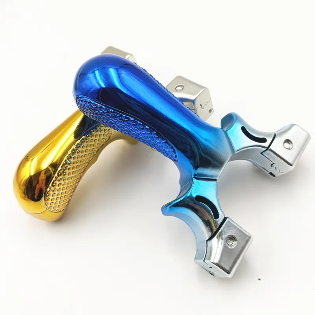 Golden Hard Plastic Laser Slingshot - Image 2