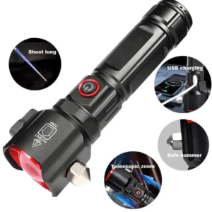 Super Bright WaterProof Multi-Functional USB-C Rechargeable Torch