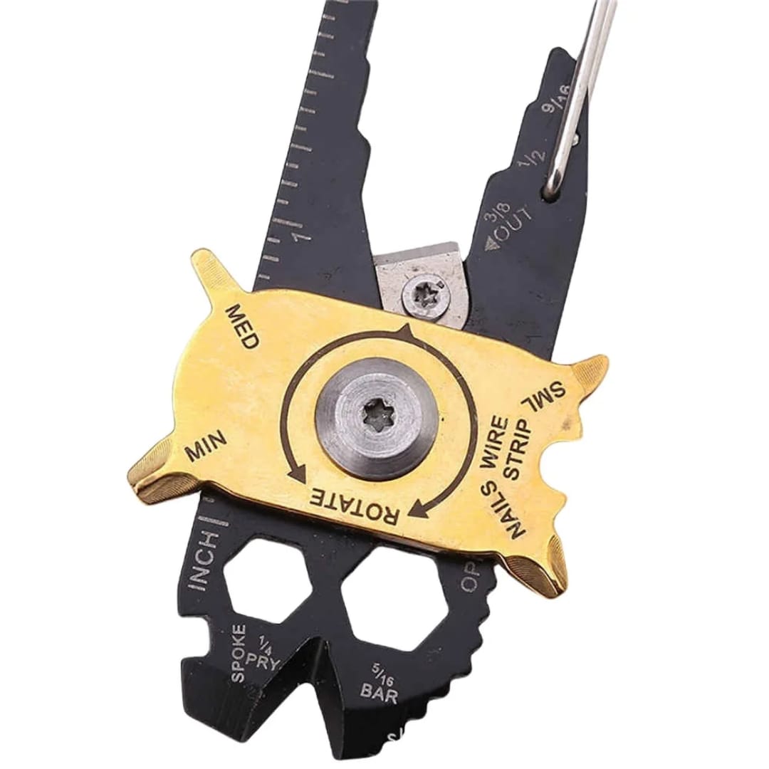 20 in 1 Multifunctional Mini Tool Key Chain Multipurposes Outdoor Keh Chain - Image 7