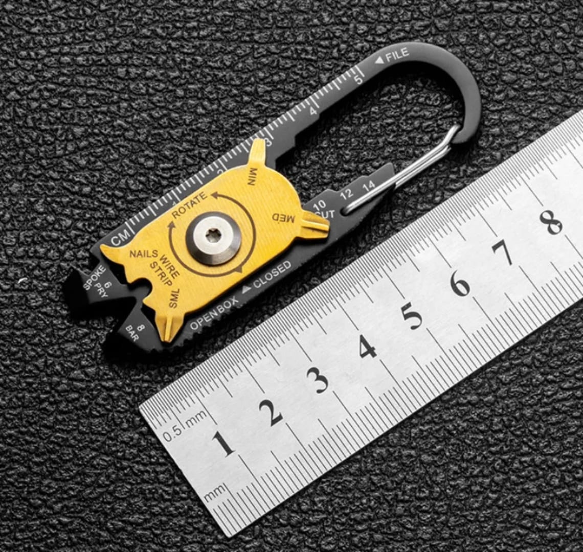 20 in 1 Multifunctional Mini Tool Key Chain Multipurposes Outdoor Keh Chain - Image 8