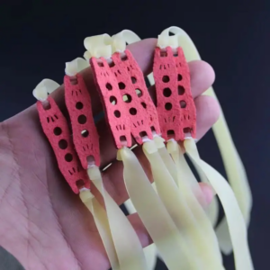 10 Sets 1mm Natural Latex Flate Band For Tactical Slingshots