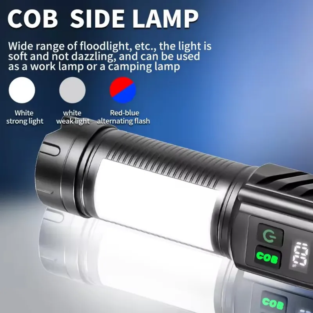 X-Balog PM10-TG High Power Zoomable USB Charging Flashlight - Image 4