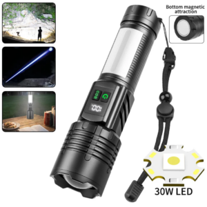 X-Balog PM10-TG High Power Zoomable USB Charging Flashlight