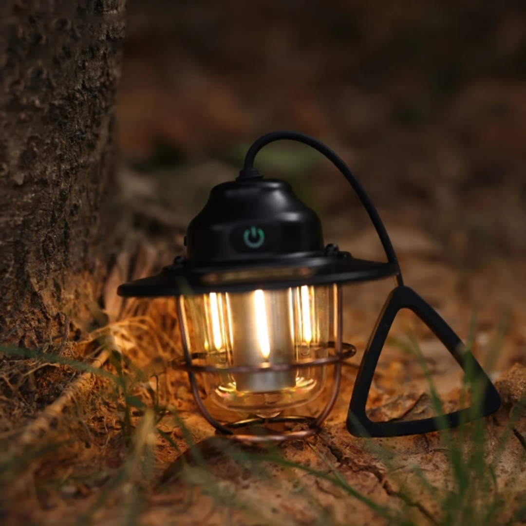 Vintage Portable LED Camping Lantern - Image 9