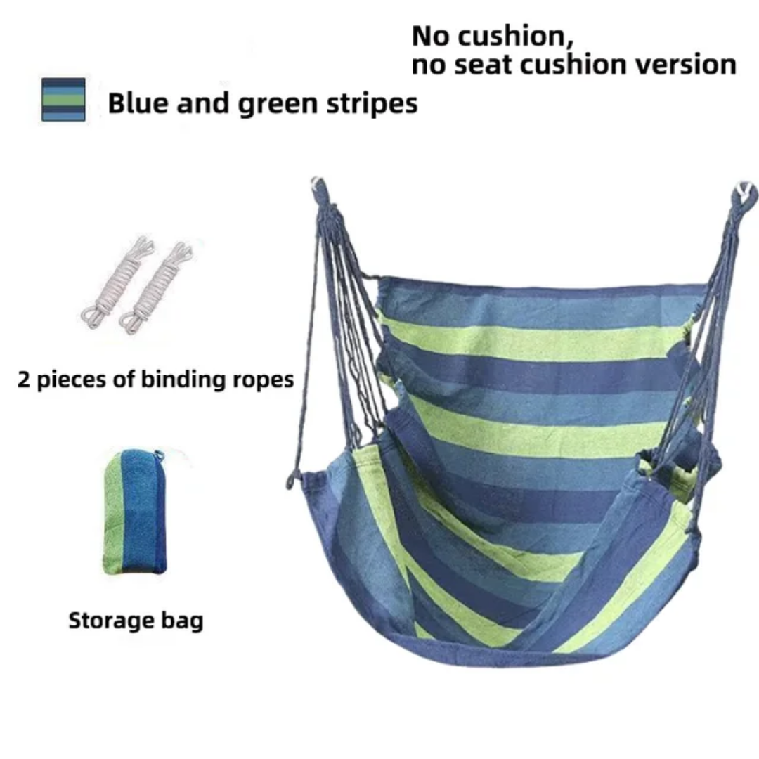 Outdoor Hanging Hammock Chair Swing with Cushions - Image 5