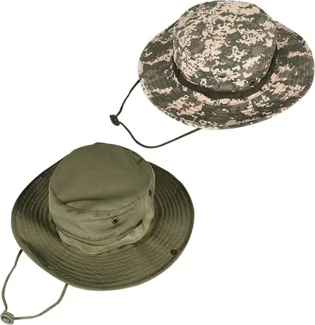Military-Style Camouflage Boonie Hat - Image 3
