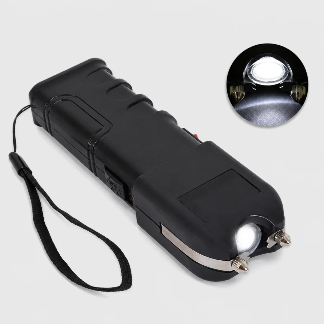 Self-Defense Stun Gun paired with its dedicated charging cable - Image 5