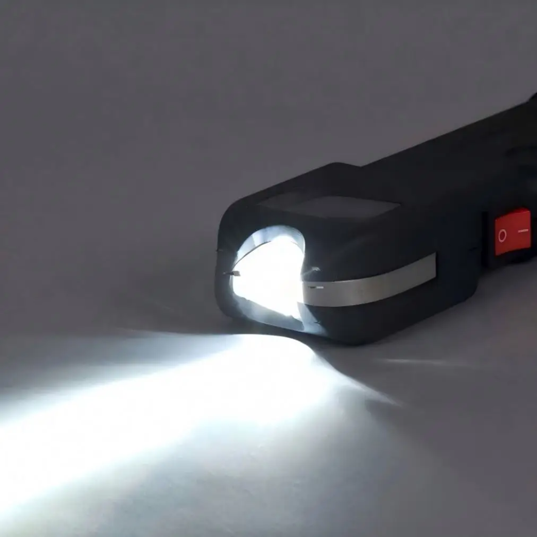 Self-Defense Stun Gun paired with its dedicated charging cable - Image 6