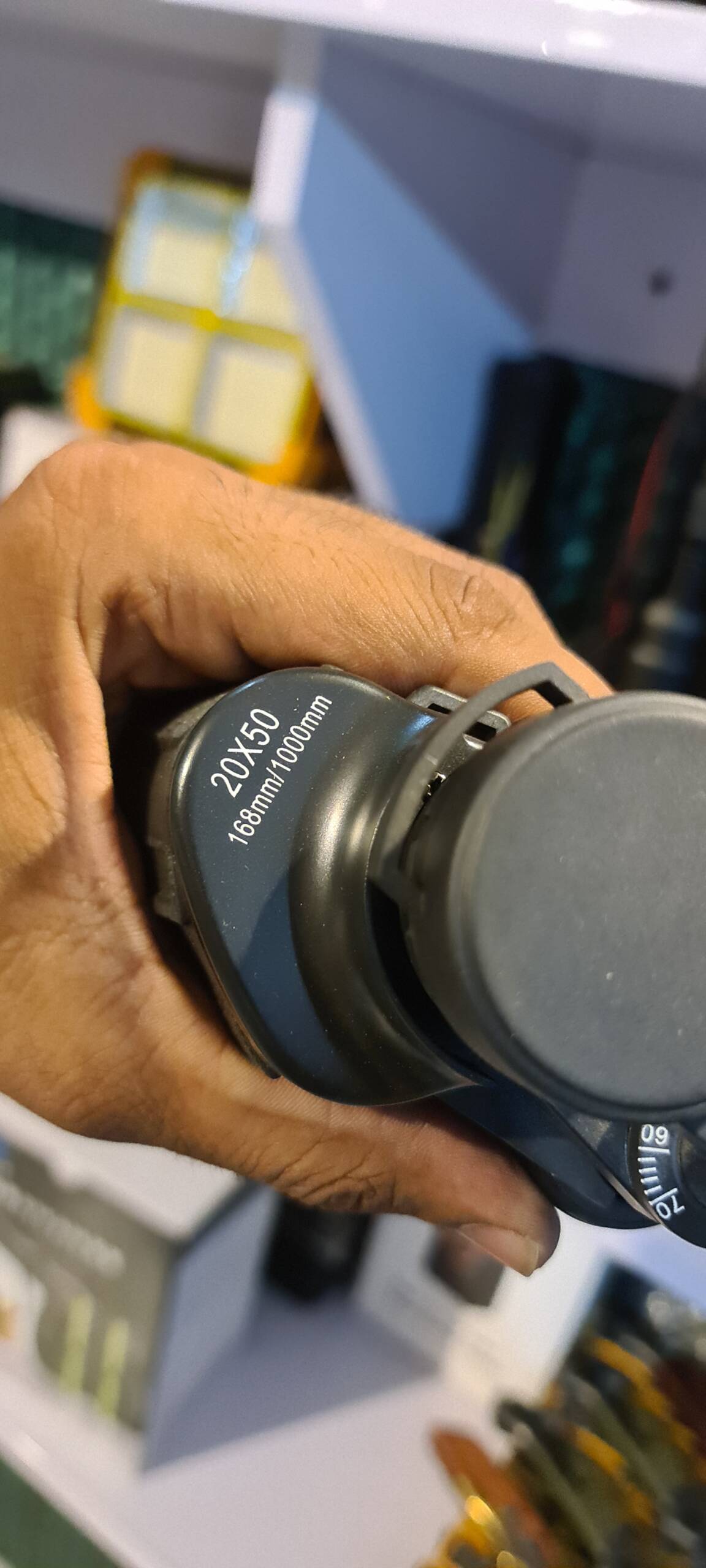 20x50 high-power waterproof binoculars with a central focus wheel - Image 5