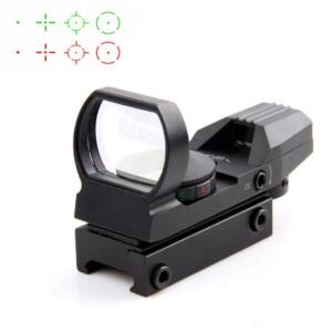 Hot 20mm Rail Riflescope Hunting Optics Holographic Red Dot Sight Reflex 4 Reticle Tactical Scope Hunting Gun Accessories